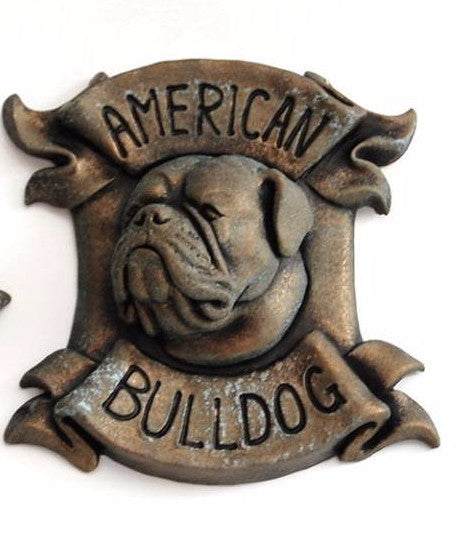 American Bulldog Plaque Magnet