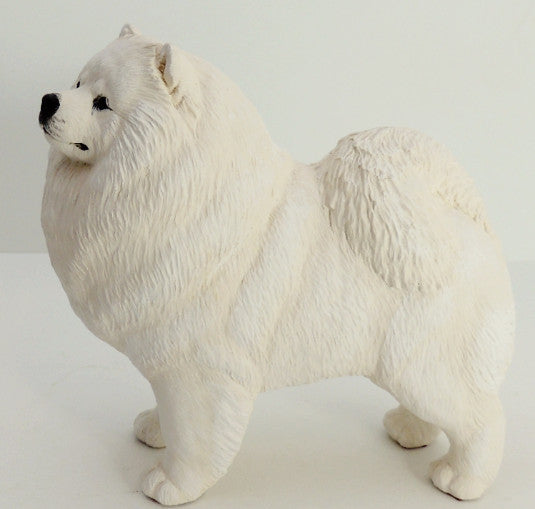 Samoyed Dog Figurine By Cavacast