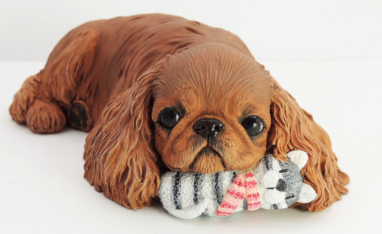 Limited Edition English Toy / King Charles Spaniel Sculpture