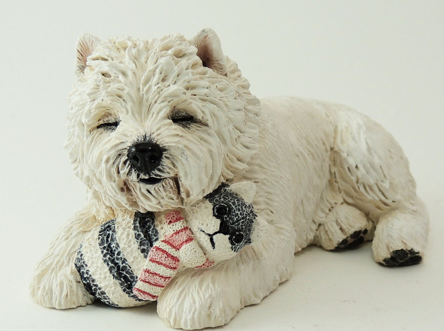 West Highland White Terrier Cuddling Toy, Sculpture