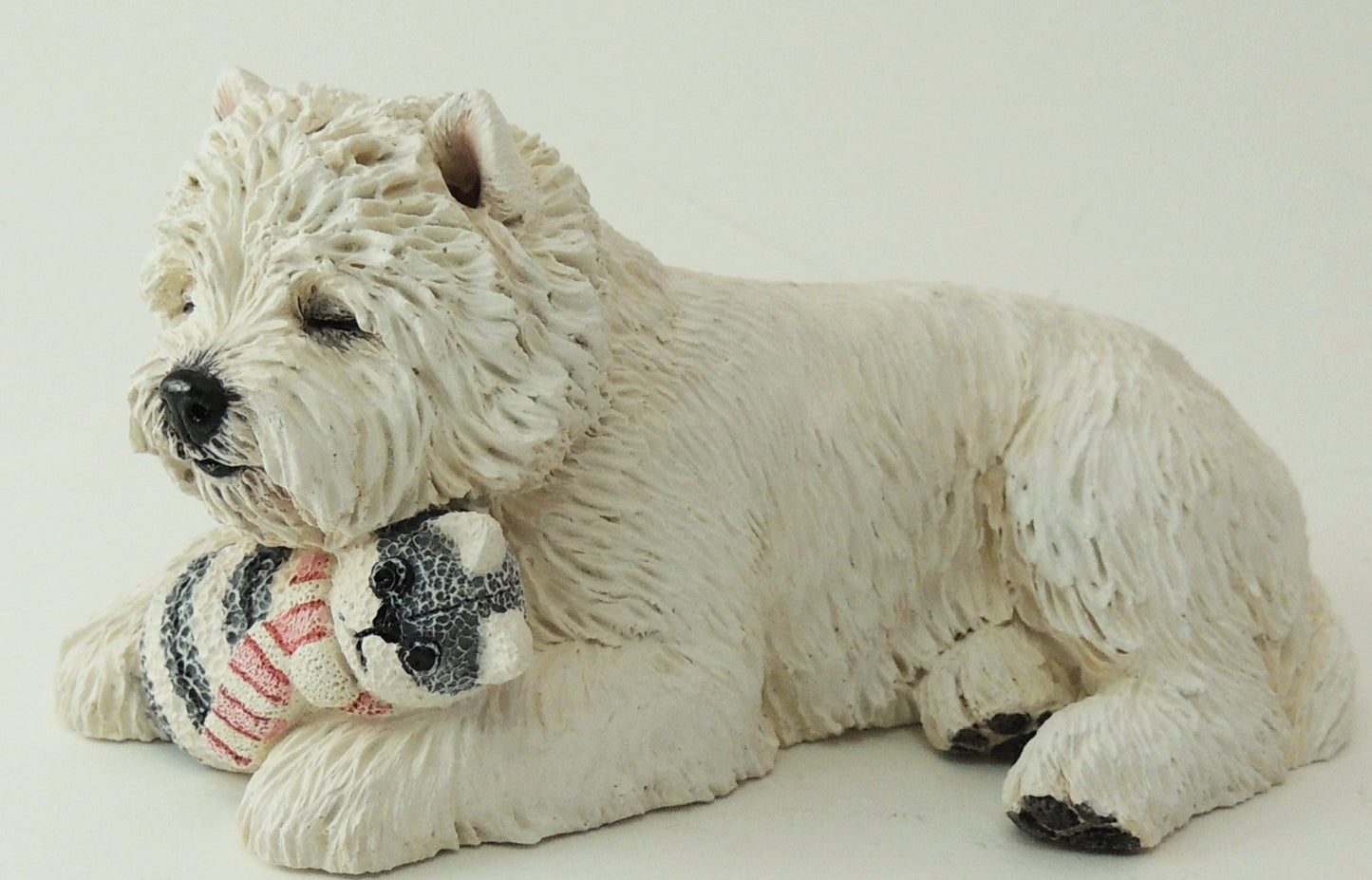 West Highland White Terrier Cuddling Toy, Sculpture