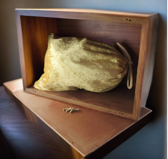 English Springer Spaniel Wooden Cremation Urn For Ashes